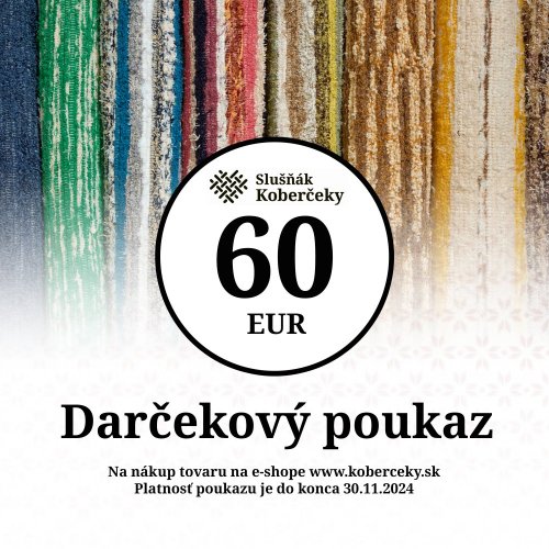 Darčeková poukážka 60 €