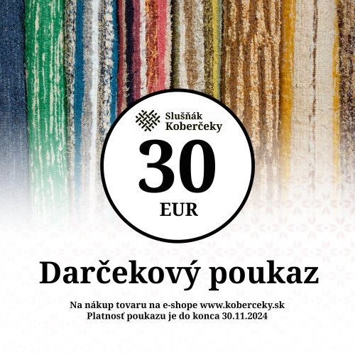 Darčeková poukážka 30 €